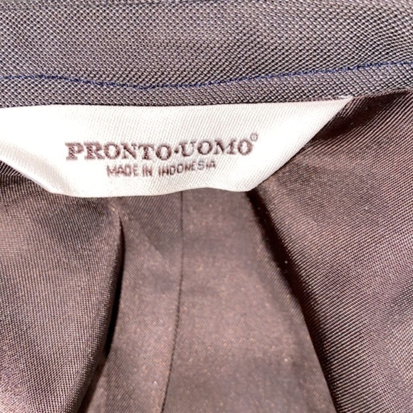 Pronto Uomo brown blazer suit jacket size - Picture 6 of 11